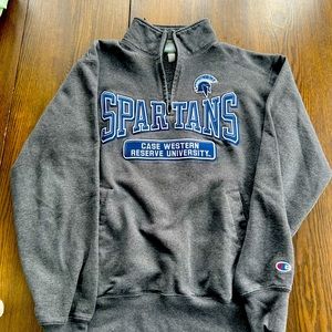 Case Western Reserve University 1/4 zip sweatshirt